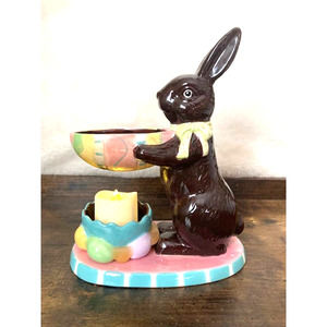 Adorable EASTER Chocolate Bunny Oil Burner - Bunny Rabbit Wax Warmer